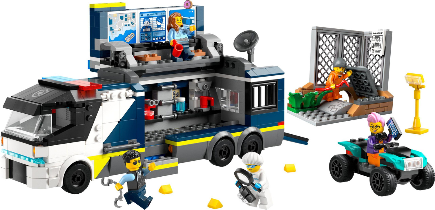 LEGO City Policyjna Ciężarówka Z Laboratorium Kryminalnym 674 el. 7+ 60418_8