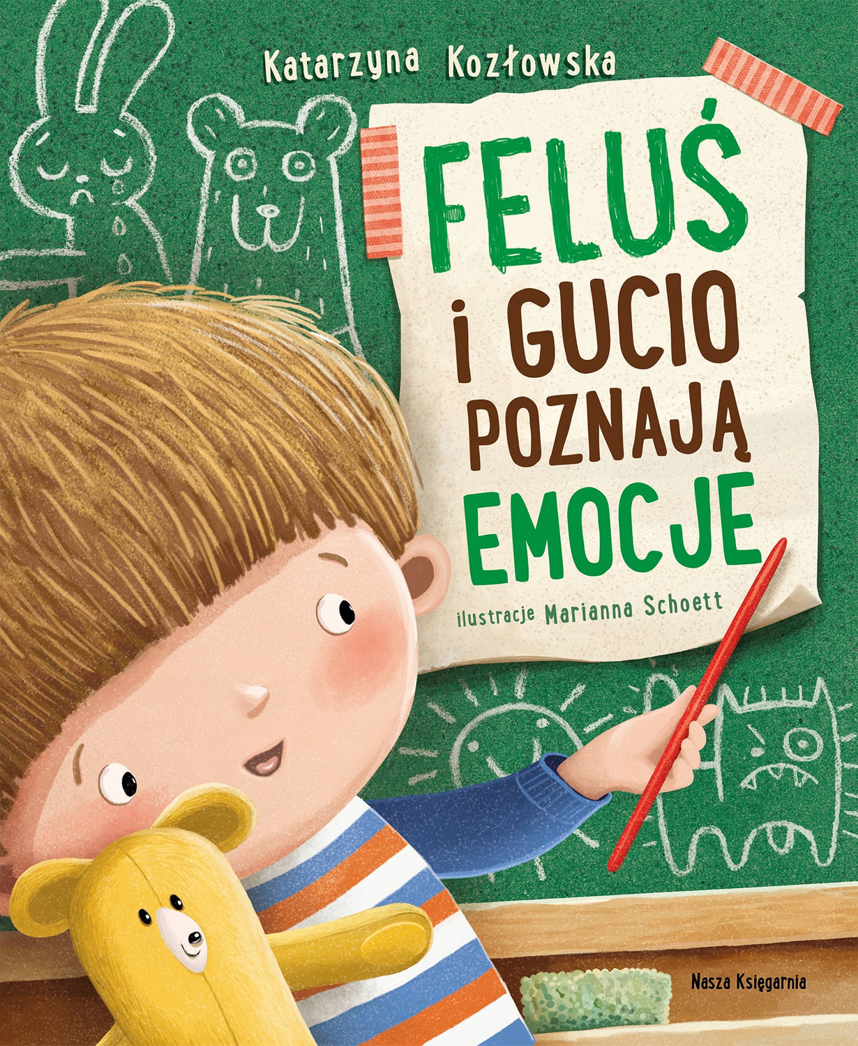 Feluś I Gucio Poznają Emocje Katarzyna Kozłowska 0+ Nasza Księgarnia_1