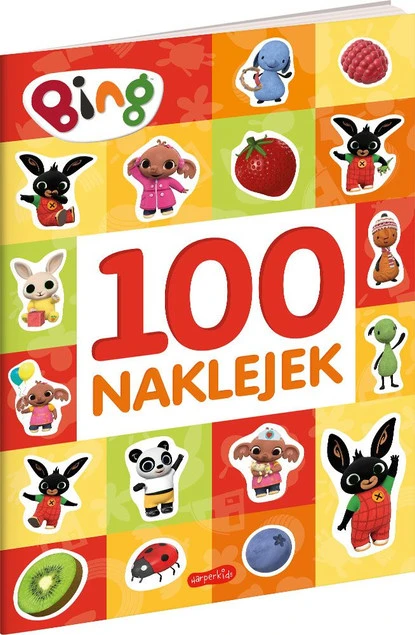 Bing 100 Naklejek Nowa Edycja Naklejki 3+ HarperKids_1