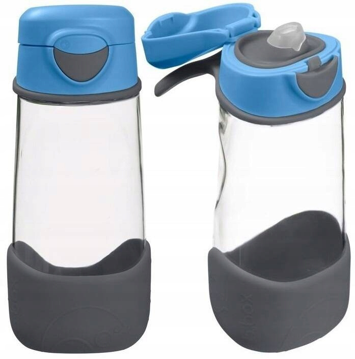 Sportowa Butelka Tritanowa Bidon Ustnik NIEBIESKA Dla Dzieci 450ml 3+ B.Box_1