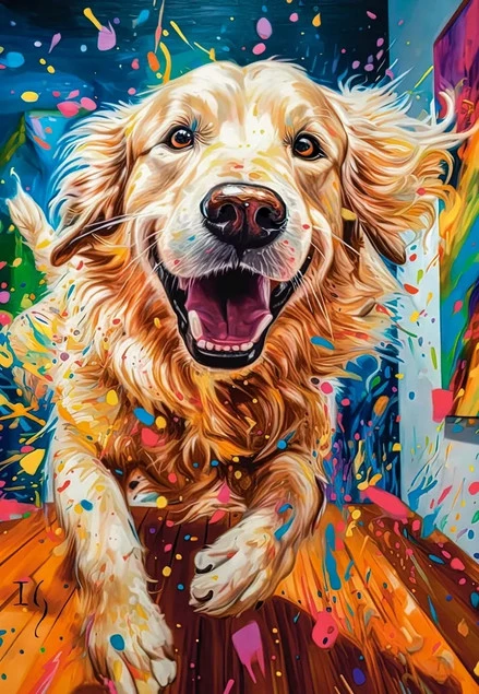 Puzzle 1000 Układanka Pies LABRADOR Piesek Obrazy Obraz Kolor 9+ Castorland_1