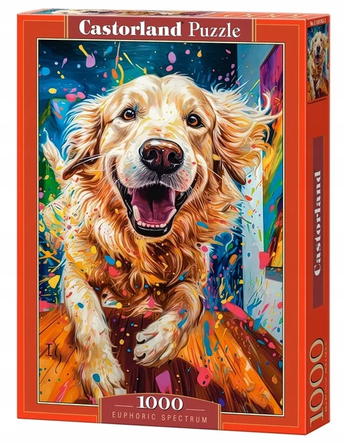 Puzzle 1000 Układanka Pies LABRADOR Piesek Obrazy Obraz Kolor 9+ Castorland_2