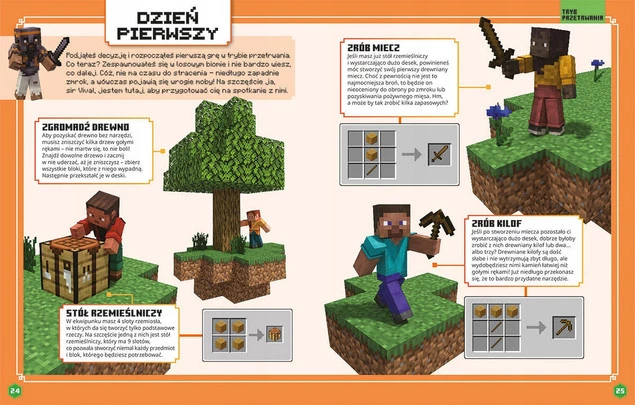 Minecraft Podręcznik Dla Początkujących Nowe Wydanie 2024 7+ HarperKids_4