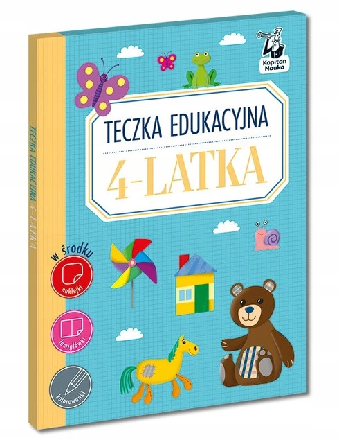 Teczka Edukacyjna 4-Latka Kapitan Nauka
