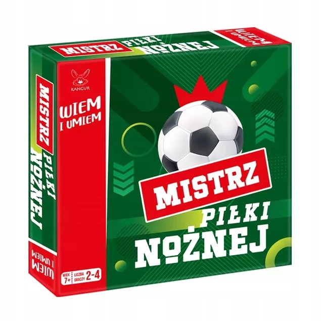 Wiem i Umiem Mistrz PIŁKI NOŻNEJ Gra Planszowa Dynamiczna 7+ Kangur_2