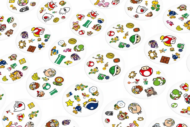 Dobble SUPER MARIO Gra Towarzyska Rodzinna 6+ Rebel_4