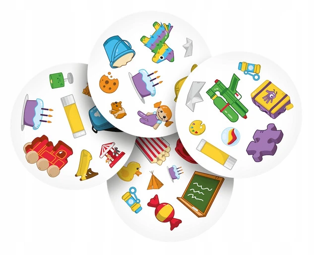 DOBBLE KIDS Gra Planszowa Familijna Na Spostrzegawczość 4+ Rebel_3