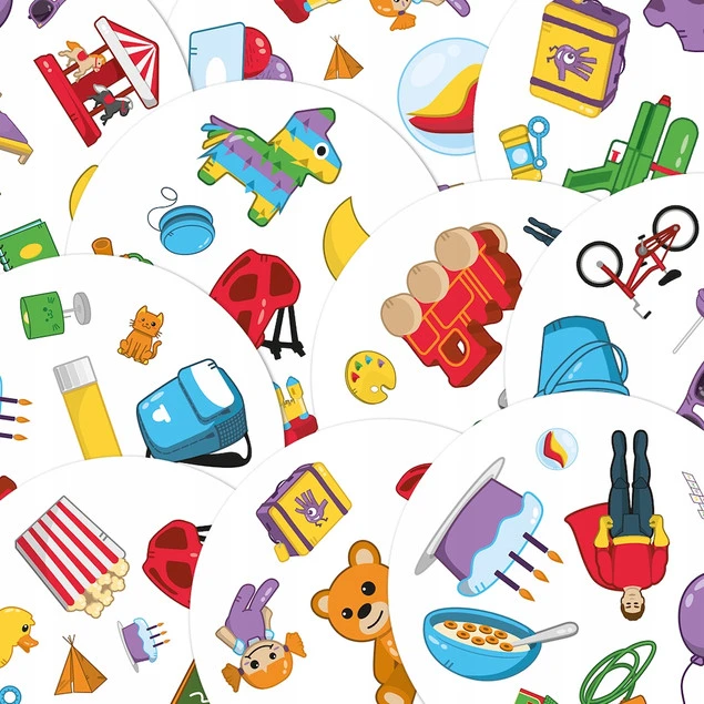 DOBBLE KIDS Gra Planszowa Familijna Na Spostrzegawczość 4+ Rebel_7