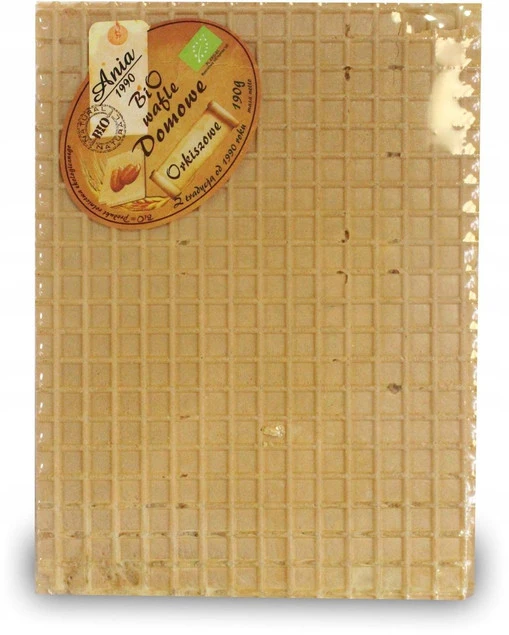 BIO Wafle orkiszowe domowe BEZ CUKRU 190 g Ania BIO_2