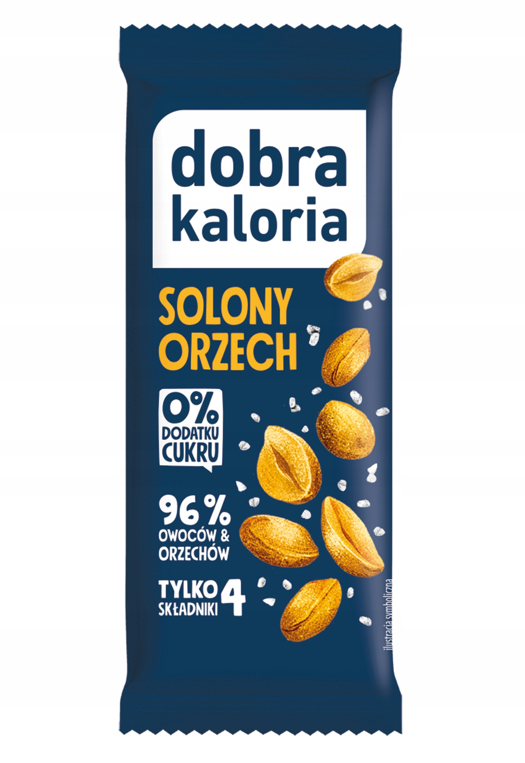 DOBRA KALORIA Smaczny i Zdrowy Baton Solony Orzech Bez Cukru Błonnik VEGE_1