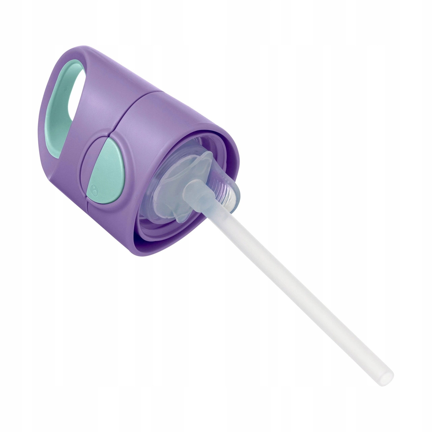b.box Tritanowa Butelka Kubek Bidon + Słomka 450ml Lilac Pop_4