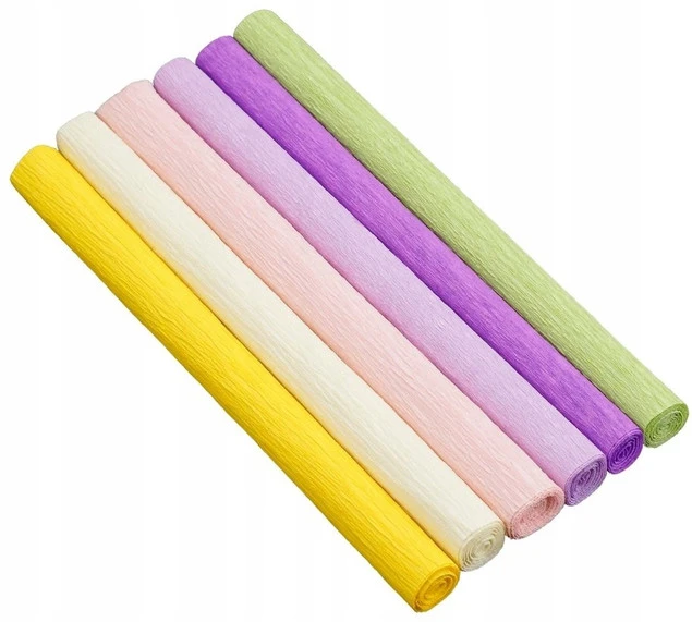 Krepina marszczona 25x100cm mix Delicate 6 rolek_2