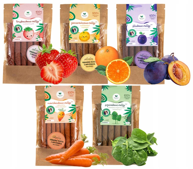 5x Zestaw ROLLSY WITAMINOWE 5 Smaków 250g Naturalnie Zdrowi_1