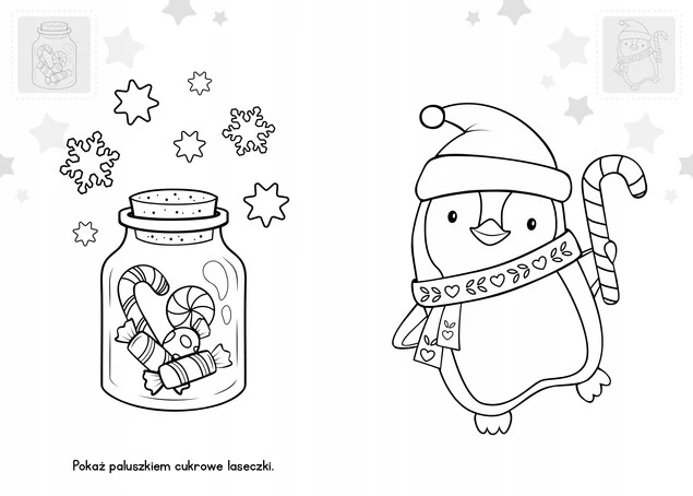 Brzdące Kolorują MAGICZNE ŚWIĘTA Naklejki Świecące W Ciemności 3+ Skrzat_4