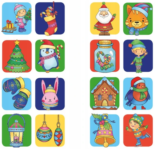 Brzdące Kolorują MAGICZNE ŚWIĘTA Naklejki Świecące W Ciemności 3+ Skrzat_5