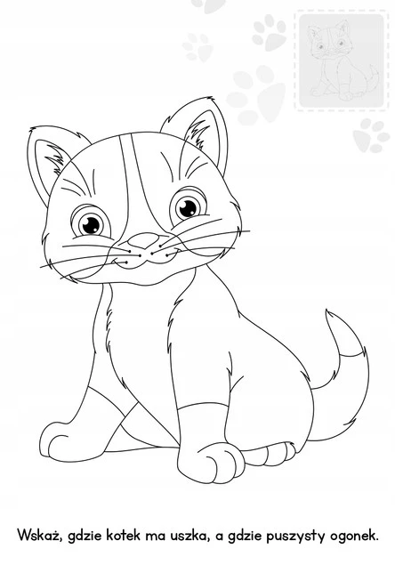 Brzdące Kolorują KOTKI Naklejki Świecące W Ciemności 3+ Skrzat_2