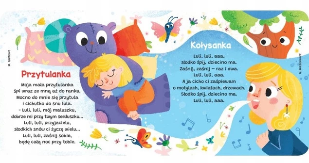 Kołysanki Maluszka Biblioteczka Najmłodszych A. Kaczyńska 0+ Aksjomat 3965_2