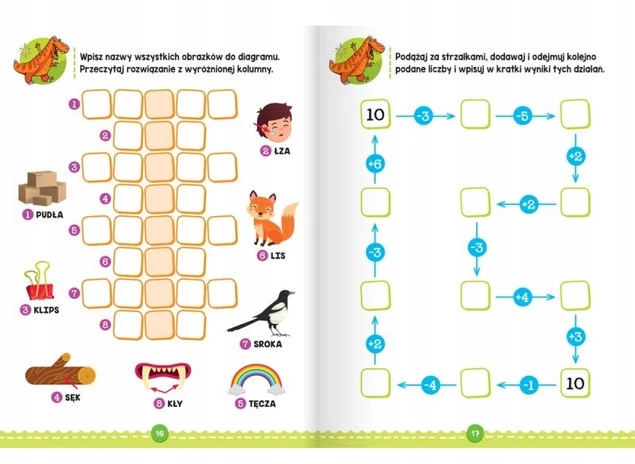 Łamigłówki i Krzyżówki Ciekawe Zadania Dla Przedszkolaków 6+ Aksjomat 4162_2