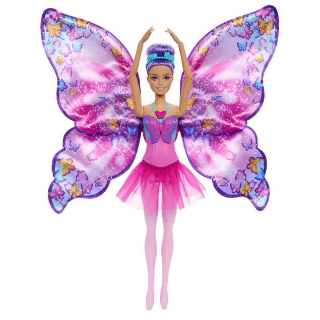 BARBIE Motylkowa Baletnica 2w1 Lalka z Magiczną Przemianą HXJ10_5