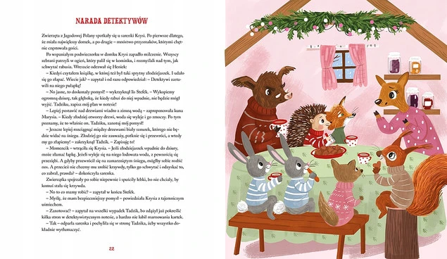 Zimowa Zagadka Jeżyka Tadzika Katarzyna Pruszkowska-Sokalla 3+ Zielona Sowa_3