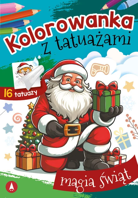 Kolorowanka z Tatuażami MAGIA ŚWIĄT 3+ Skrzat_1