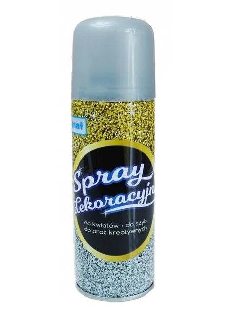 Spray Dekoracyjny SREBRNY 85g Schemat 1578/9639_1