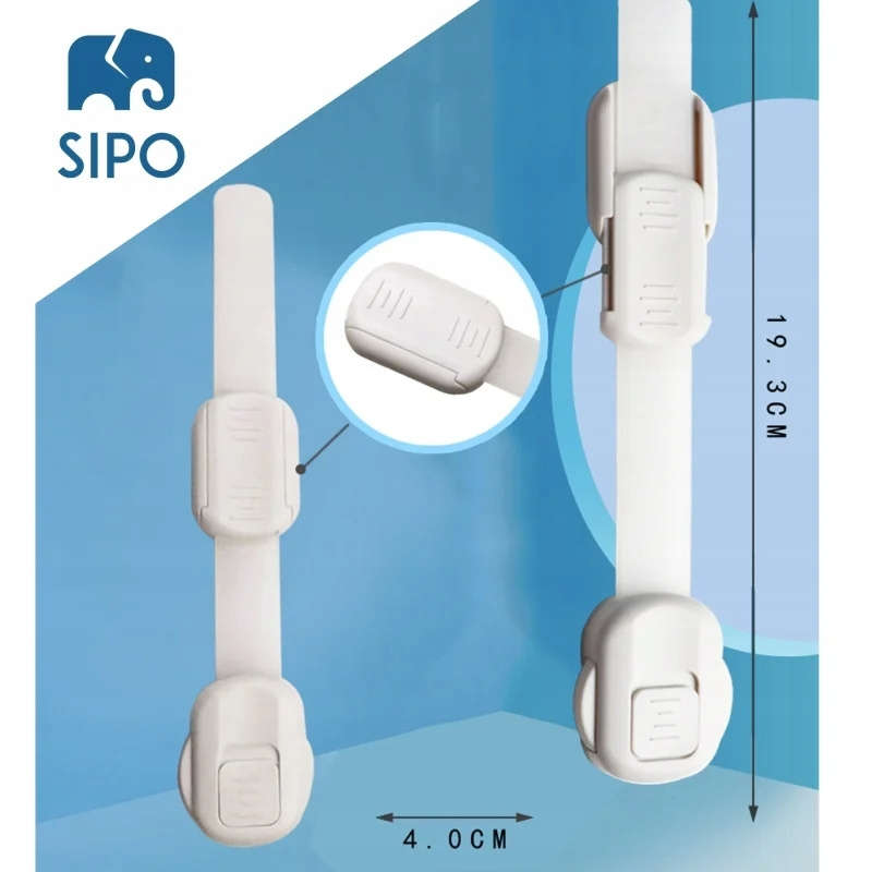 ZABEZPIECZENIA SZAFEK SZUFLAD SZAF Blokada Mebli Zatrzask 6szt SIPO SBS-218_2