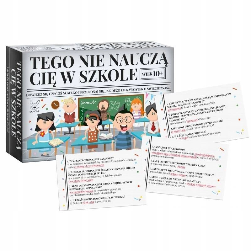 2w1 TEGO NIE NAUCZĄ CIĘ W SZKOLE + DZIECI KONTRA RODZICE NAUKA ŻYCIE Kangur_2