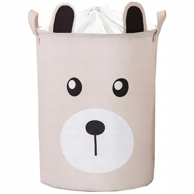 Kosz Pojemnik Na Zabawki Zamykany Ze Ściągaczem XL Organizer MIŚ SIPO BT036_2
