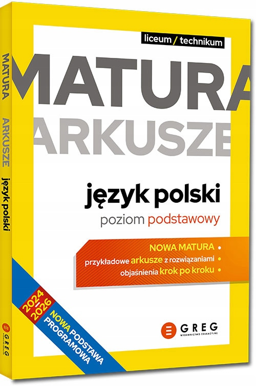 Matura Arkusze JĘZYK POLSKI 2026 Greg_1