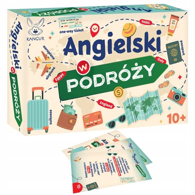 ANGIELSKI W PODRÓŻY Gra Edukacyjna 10+ Kangur