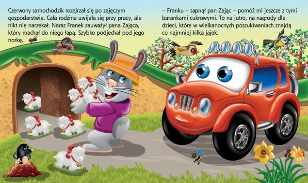 Samochodzik Franek Wielkanocne Zabawy Karolina Górska SBM_3
