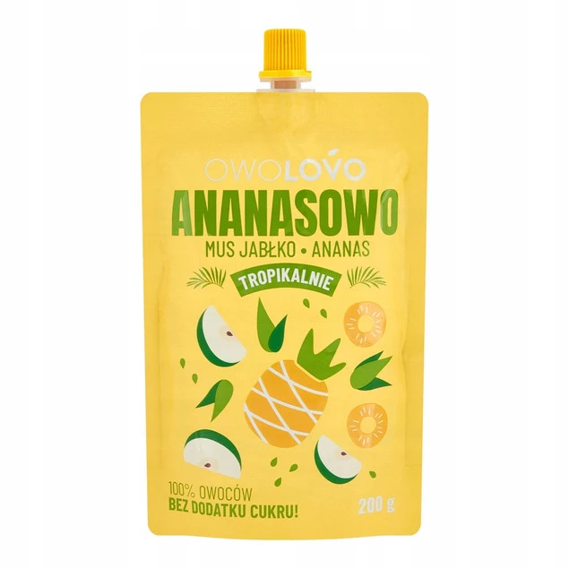 Mus Owolovo MIX SMAKÓW Dla Dzieci 200g PREMIUM Naturalny 15x 200g_12