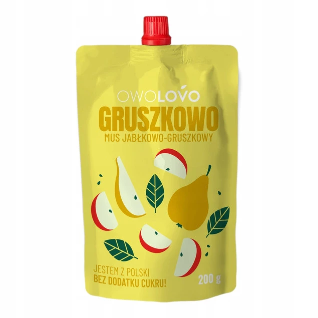 Mus Owolovo MIX SMAKÓW Dla Dzieci 200g PREMIUM Naturalny 15x 200g_9