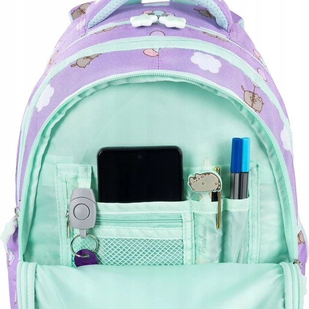 Plecak Szkolny PUSHEEN 4-Komorowy 22L Dla Dziewczynki Fiolet St.Majewski_5