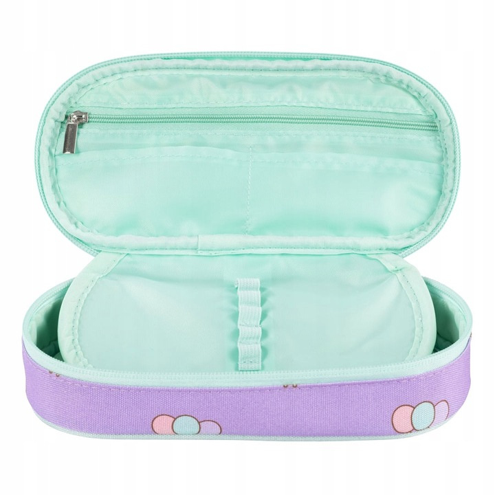 Piórnik Szkolny Saszetka Etui Tuba Bez Wyposażenia PUSHEEN Fiolet Majewski_3