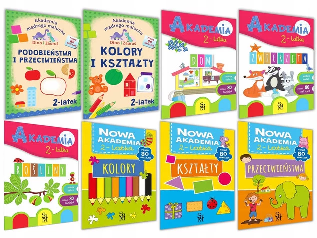 Akademia Mądrego Malucha 2-LATEK Podobieństwa i Przeciwieństwa 80 NAKLEJEK_1