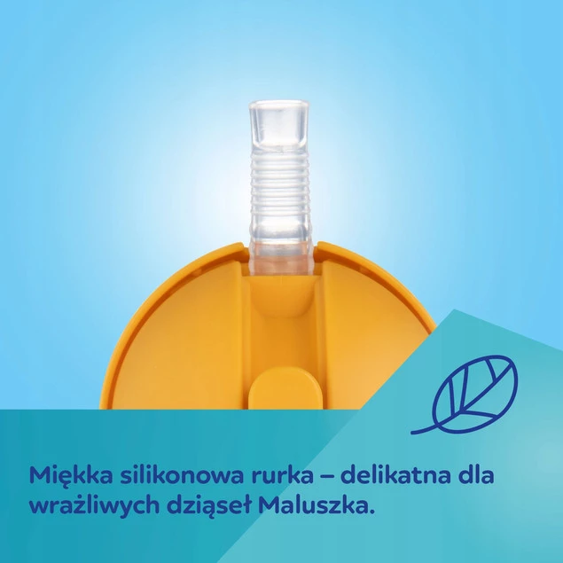 Canpol KUBEK NIEKAPEK Bidon z Obciążoną SŁOMKĄ 270 ml GEPARD 6M+_4