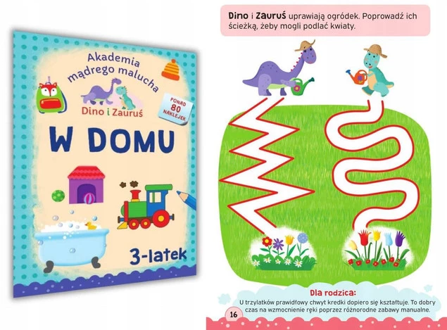 Akademia 3-Latka ZADANIA ĆWICZENIA Zwierzęta Rodzina Owoce Pory Roku 3+ SBM_4