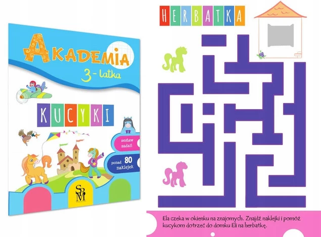 Akademia 3-Latka ZADANIA ĆWICZENIA Zwierzęta Rodzina Owoce Pory Roku 3+ SBM_5