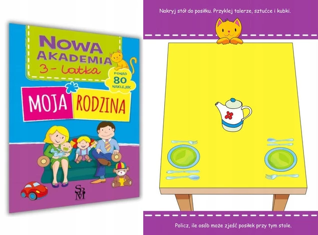 Akademia 3-Latka ZADANIA ĆWICZENIA Zwierzęta Rodzina Owoce Pory Roku 3+ SBM_7