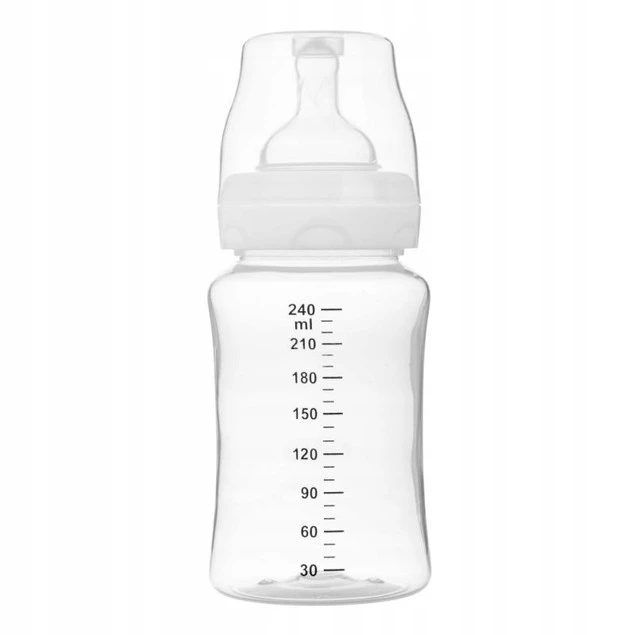 AKUKU Butelka Szeroka Antykolkowa Smoczek Do Karmienia 240ml 0m+ A0107_8