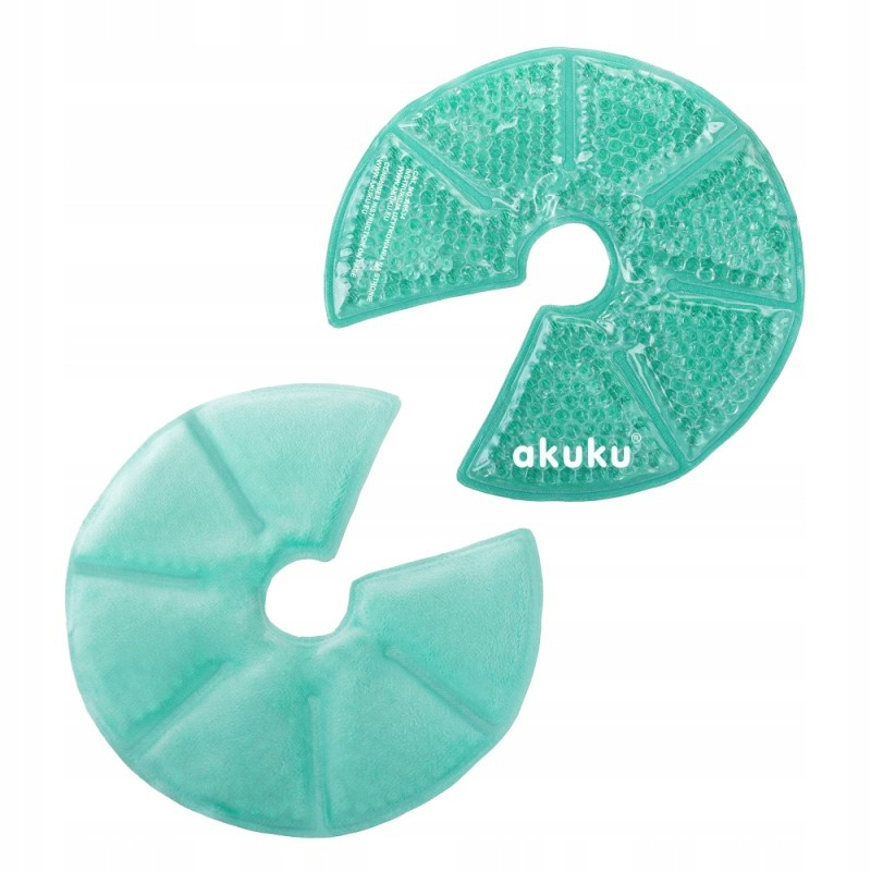 AKUKU Kompresy Żelowe Okłady Osłonki NA PIERSI Turkus A0534_5
