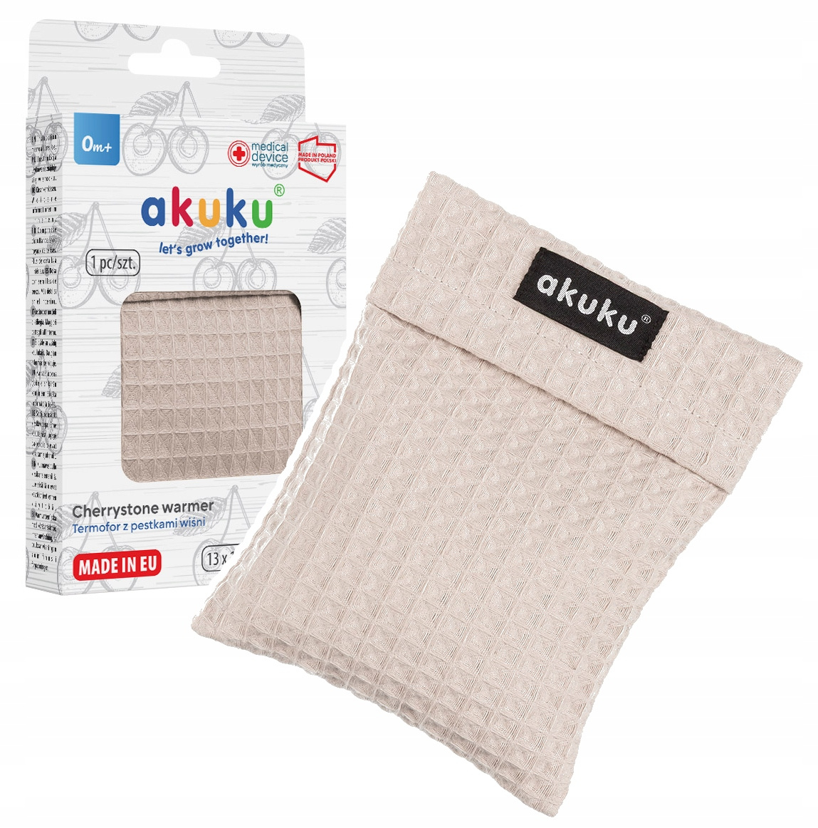 AKUKU Termofor z Pestek Wiśni Na Kolkę Ból A0633_1