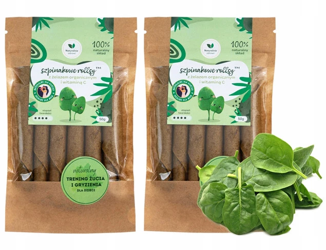 2x Rollsy SZPINAKOWE Witaminą C 50g Naturalnie Zdrowi_1