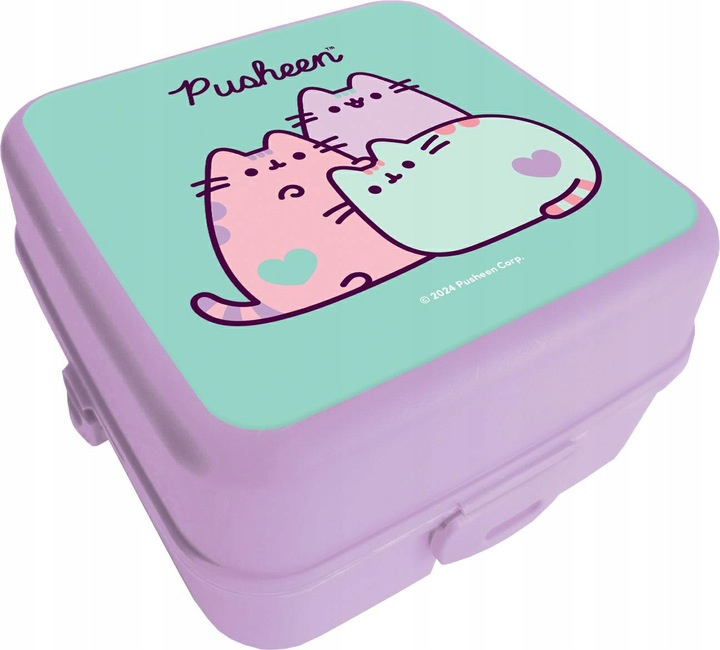 Śniadaniówka PUSHEEN Lunchbox Dla Dziewczynki Kot St. Majewski_1