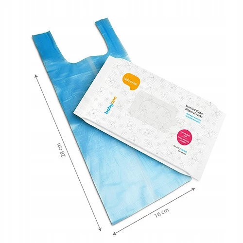 2x BABYONO Pachnące Woreczki Torebki NA ZUŻYTE PIELUSZKI 2x100 szt. 1052_6