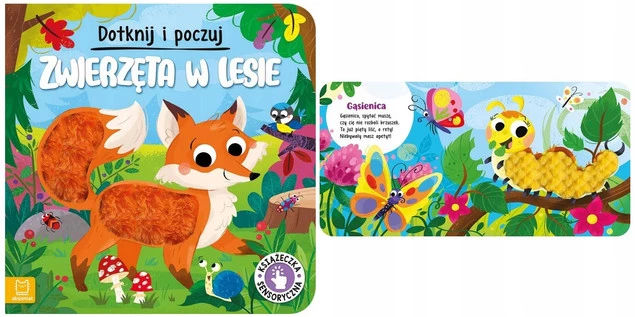 Pakiet Dotknij i Poczuj ZWIERZĘTA W LESIE ZWIERZĘTA NA ŁĄCE Sensoryczne 2w1_2
