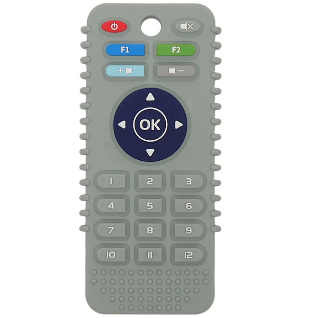 BOCIOLAND Gryzak Silikonowy PILOT TV Szary 3M+ BL242_1