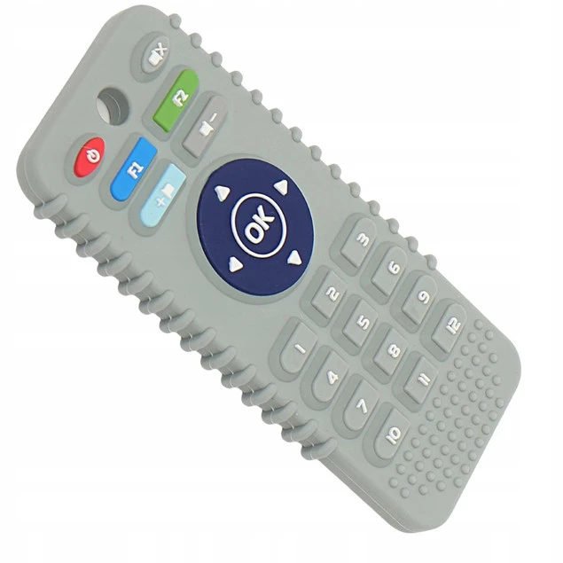 BOCIOLAND Gryzak Silikonowy PILOT TV Szary 3M+ BL242_3